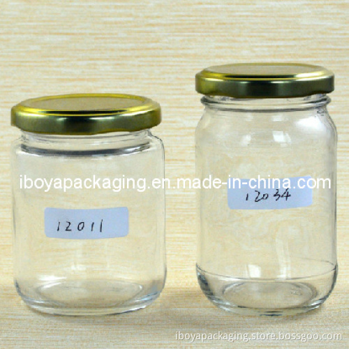 Round Glass Jam Jar (PN: 12011, 12034)